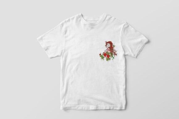 Beautiful Girl Among Flowers Embroidery Review