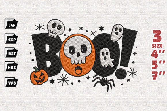 Boo Halloween Embroidery Review