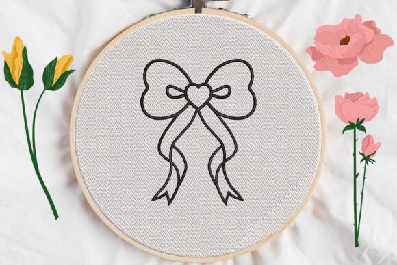 Bow Embroidery 2 Review for Holiday Creations