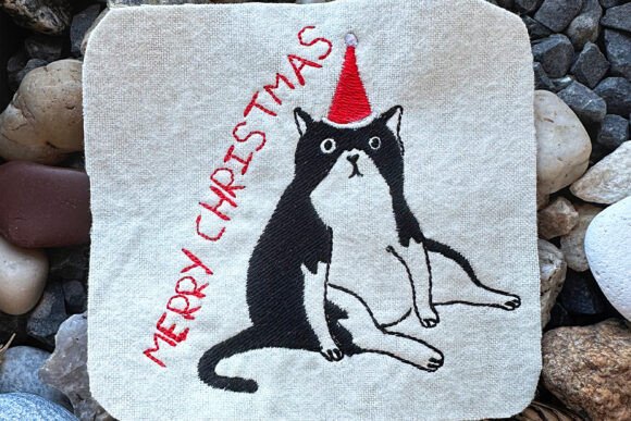Christmas Fat Cat Embroidery Review