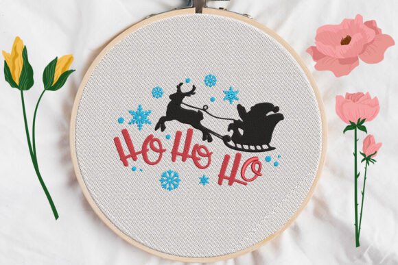 Christmas Ho Ho Ho Embroidery Review for Craft Fair Success