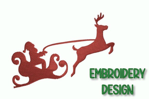 Christmas Sleigh Silhouette Embroidery Review