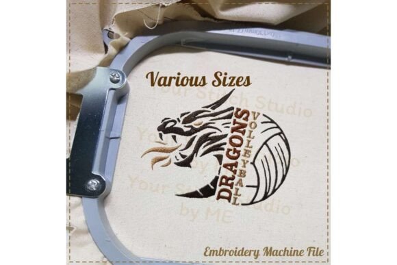 Dragon Volleyball Embroidery Design Review