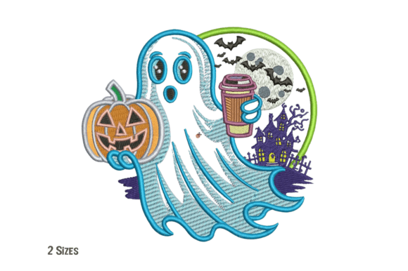 Ghost Pumpkin Embroidery Design Review