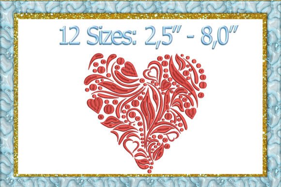 Heart Machine Embroidery for Valentine's Day