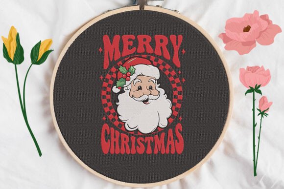 Merry Christmas Santa Claus Embroidery Review