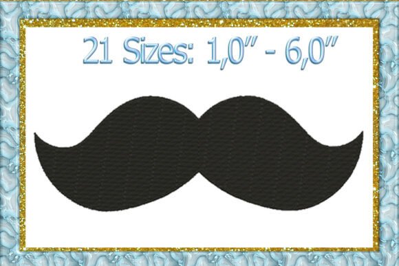 Mustache Machine Embroidery Design Review