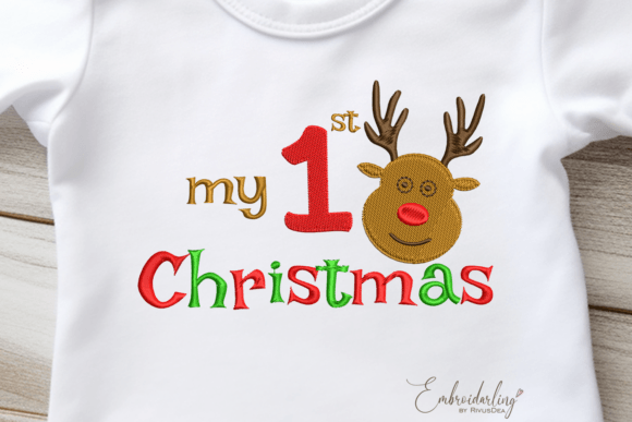 My 1st Christmas Embroidery Monogram Review