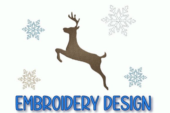 Reindeer with Snowflakes Embroidery Review
