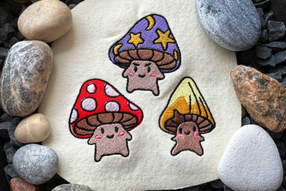 Three Mushrooms Embroidery Bundle Review