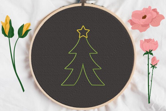 Tree Christmas Embroidery Review