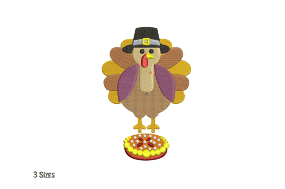 Turkey with Hat Embroidery Design Review